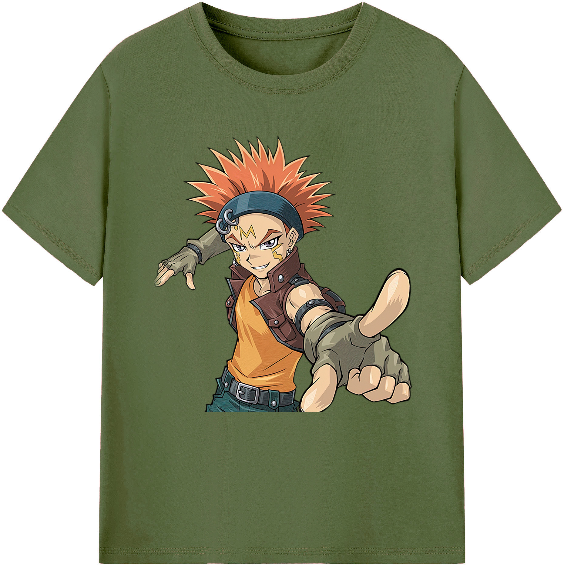 （画像用） 遊☆戯☆王 Yu-Gi-Oh! 綿100％半袖Tシャツ（フロントプリント）